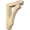 Ekena Millwork Imperial Craftsman Rough Sawn Bracket w/ Offset Brace, Douglas Fir, 6"W x 24"D x 32"H BKT0604X24X32IMP04RDF - alternate 1
